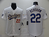 Dodgers 22 Clayton Kershaw White Nike 2021 Gold Program Cool Base Jerseys,baseball caps,new era cap wholesale,wholesale hats
